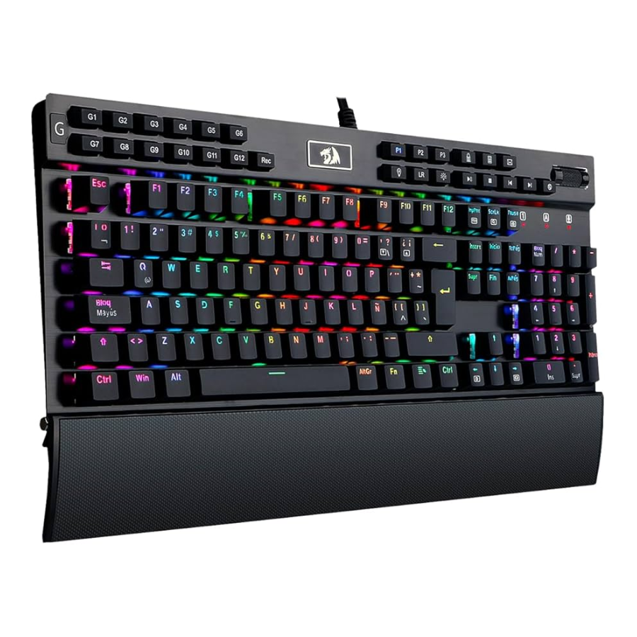 [19824] Teclado Mecanico Redragon YAMA - DustProof Purple - Negro - K550RGB-1