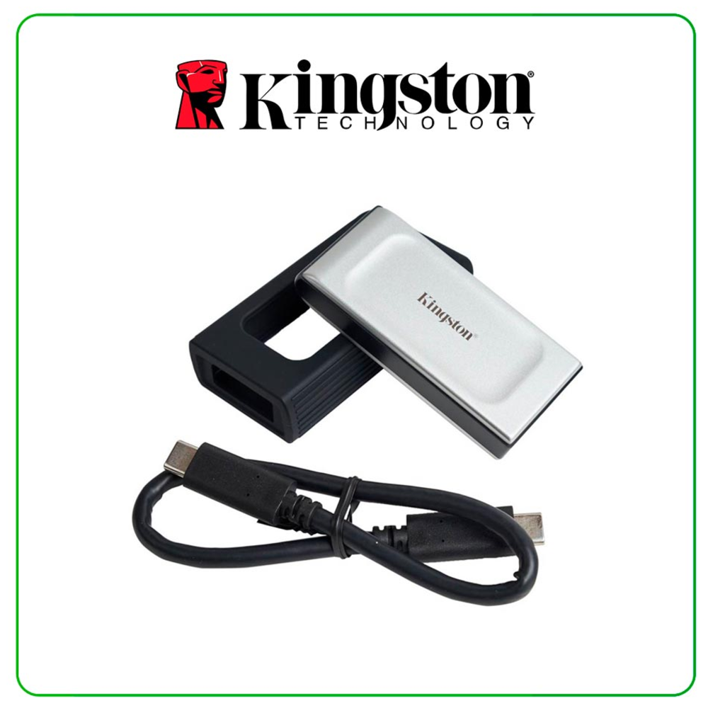 [09946] Disco Externo Kingston XS2000-SSD- 1 TB USB 3.2 Gen 2x2 (USB-C conector)  SXS2000/1000G