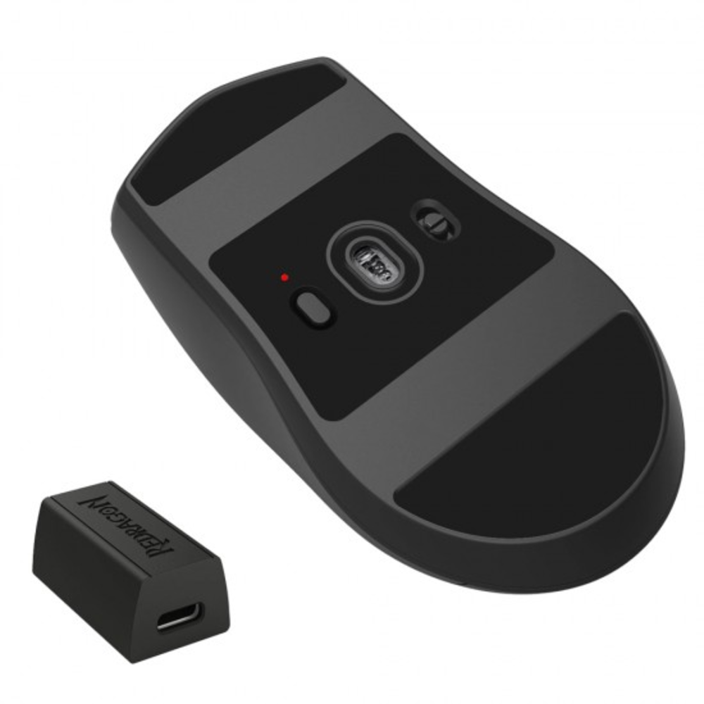 [19799] Mouse Redragon King Lite - 3 conecciones, Bluetooth + USB C + Dongle usb, Negro - M916-LIT-1K