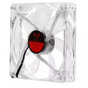 [12767] Ventilador Riotoro CROSS-X Clear LED 120mm Fan Red