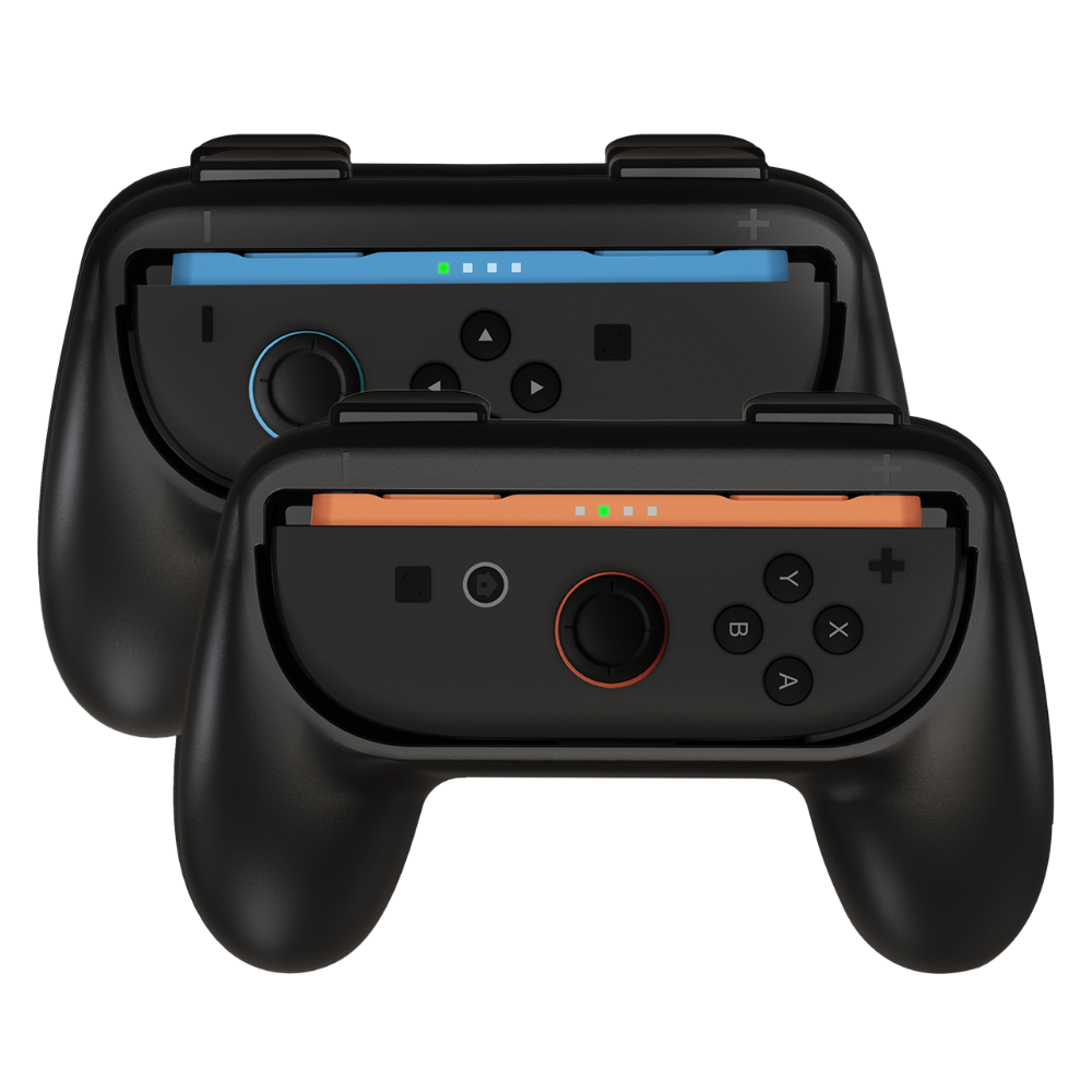 [19941] Grips NEXT Performance Grip 2-Pack para Joy-Con 2 y Joy-Con Nintendo Switch – Negro NX-NS2JC