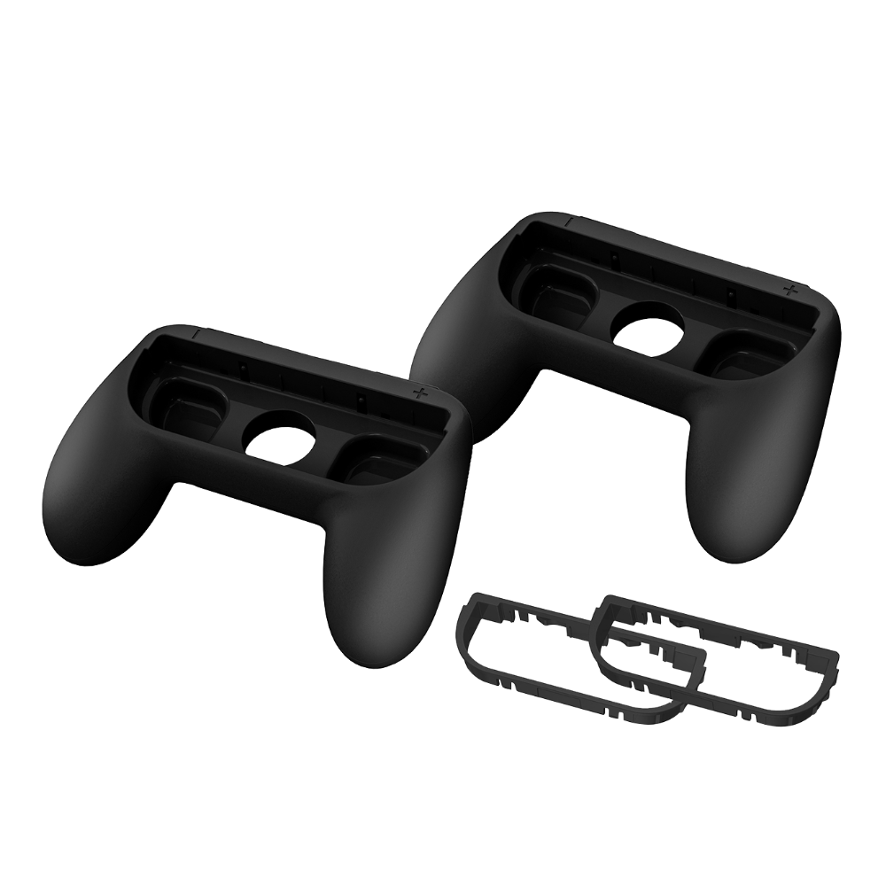 [19941] Grips NEXT Performance Grip 2-Pack para Joy-Con 2 y Joy-Con Nintendo Switch – Negro NX-NS2JC