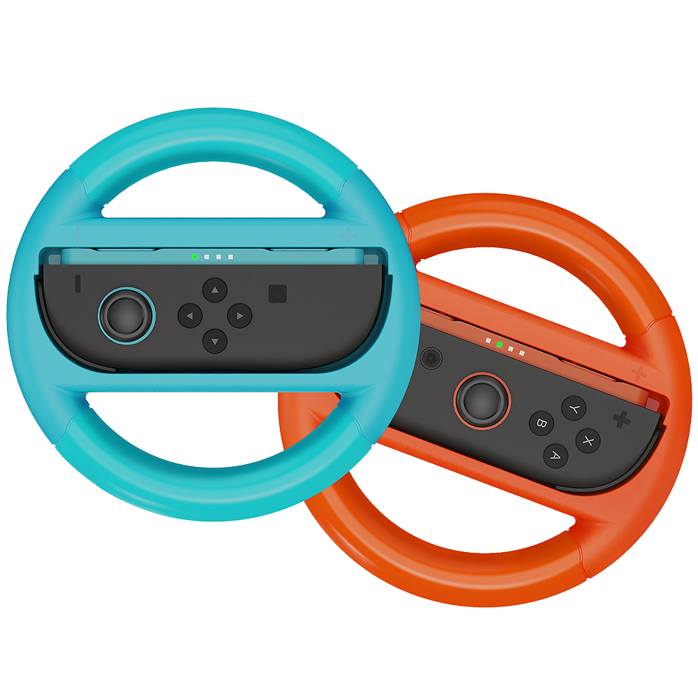 [19944] Volantes NEXT Racing Wheel 2-Pack Joy-Con 2 y Joy-Con Nintendo Switch – Azul/Rojo - NX-NS2JRW
