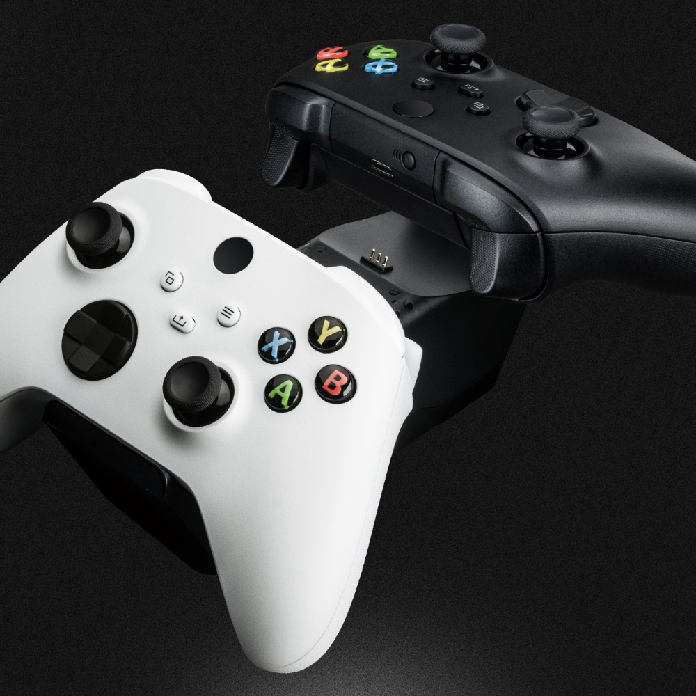 [19947] Base de carga Next para 2 Controles Xbox Series X|S – 2 Baterías Recargables 1200mAh NX-XCHRG2