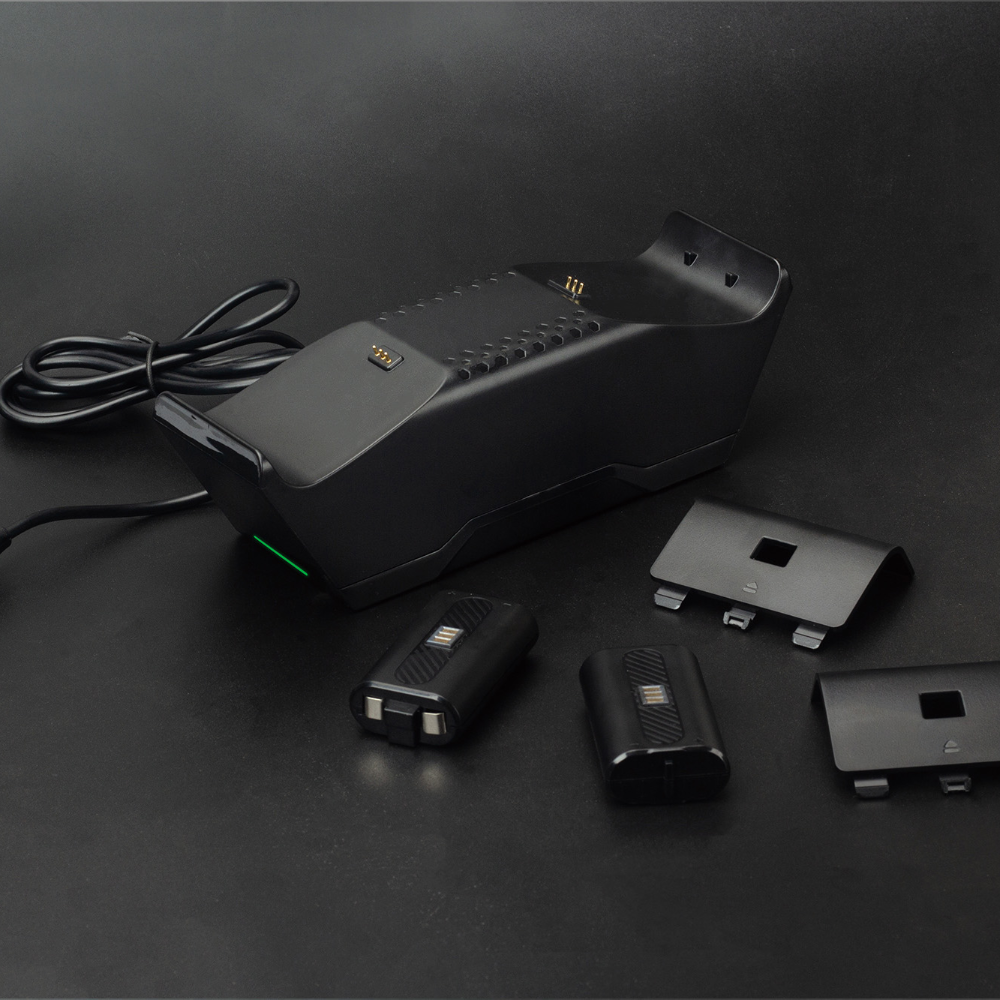 [19947] Base de carga Next para 2 Controles Xbox Series X|S – 2 Baterías Recargables 1200mAh NX-XCHRG2