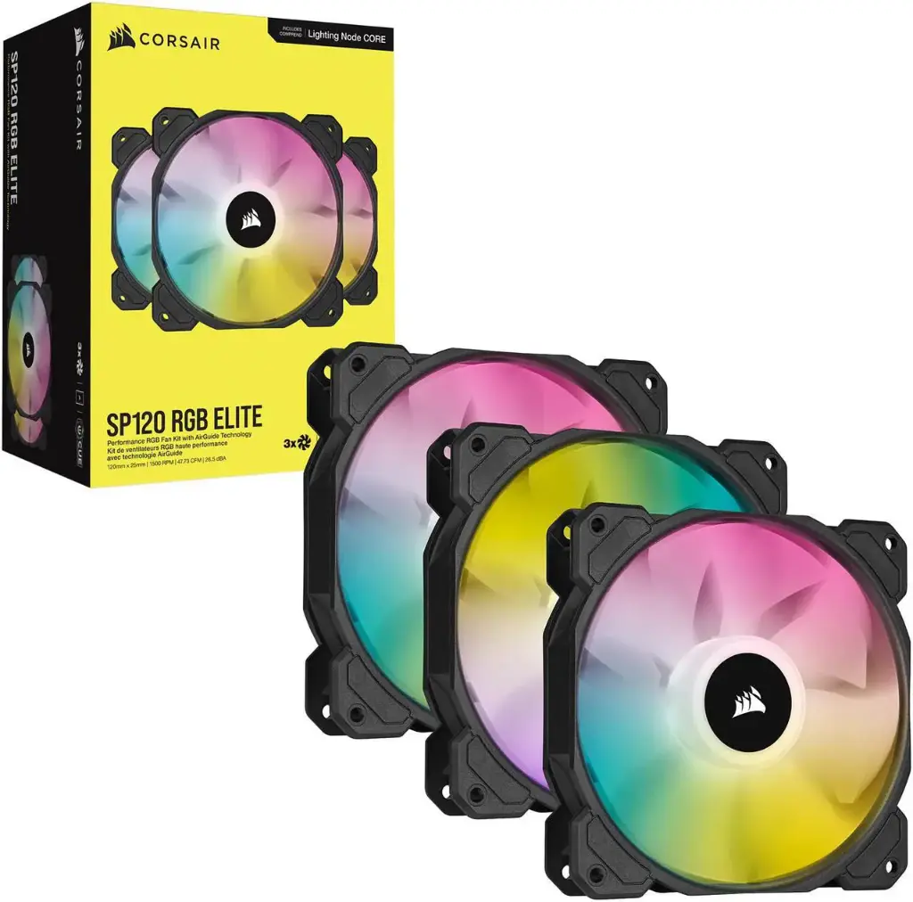 CORSAIR FAN ICUE SP120 RGB ELITE 3U - CO-9050109-W