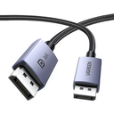 [19963] Cable UGREEN DisplayPort 2.1 hasta 16K, 2 Metros, 80Gbps, 8K @120Hz,  4K @240Hz, HDR, HDCP, DSC, Trenzado - DP118