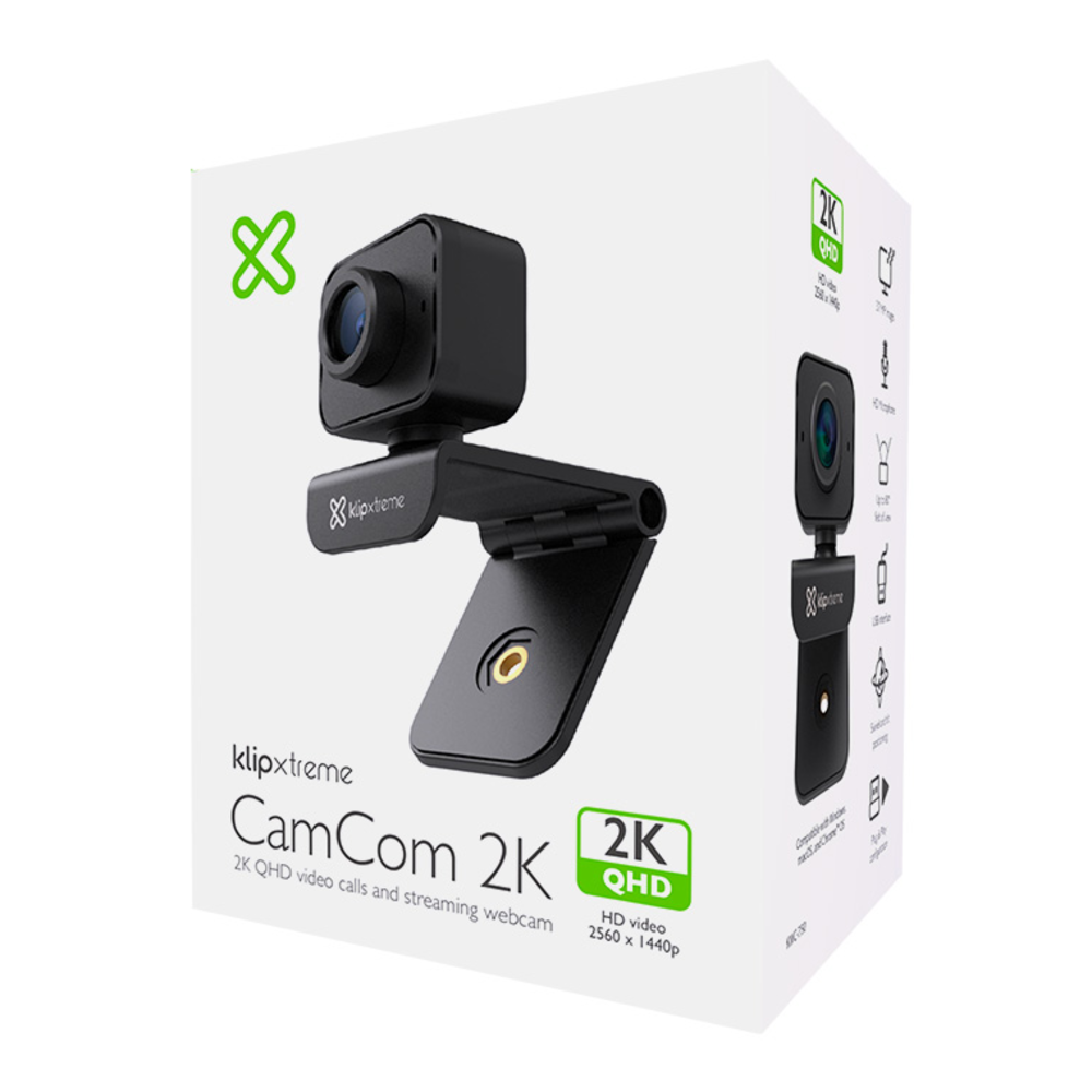 [19974] Camara Web KLIP EXTREME Wired KWC-750 2560x1440P 2K QHD USB MIC, KWC-750