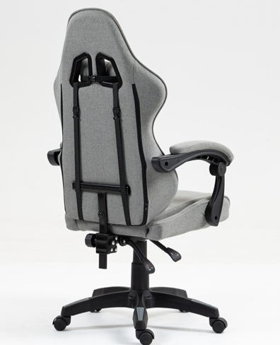 Silla gamer T-Dagger Twilley – Gris – T-TC513, PVC de 0,8 mm de espesor para el cojín, parte frontal del cojín de la silla con espuma compuesta (0,3 mm)