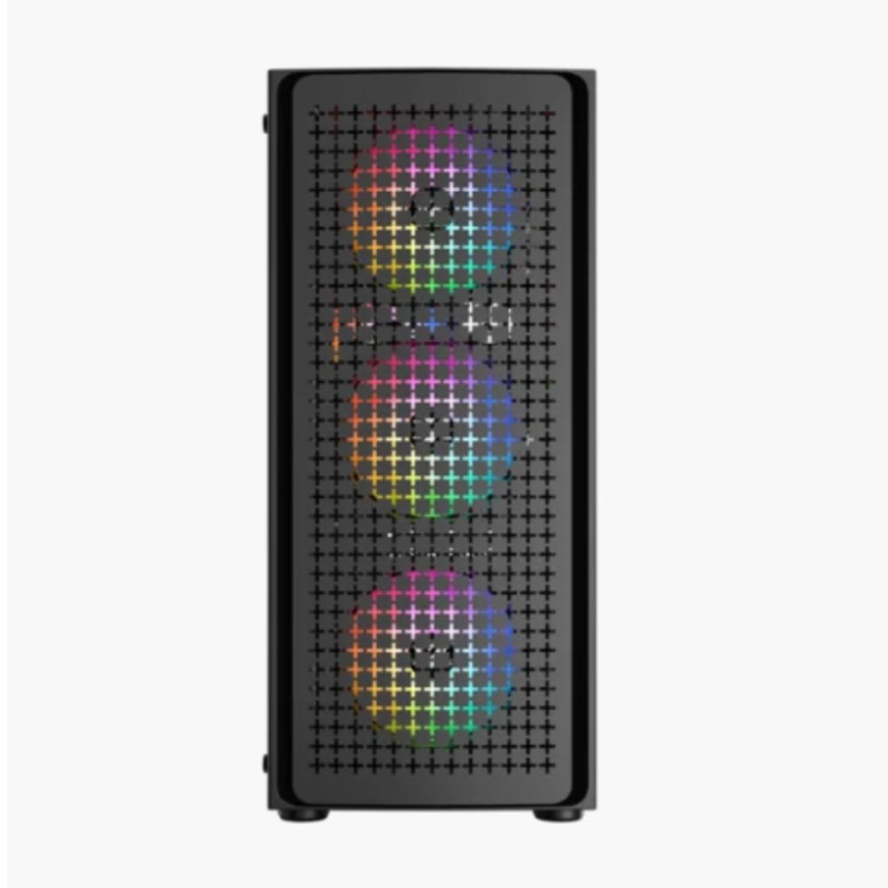 [20048] Case XYZ Airone 70 MESH, 4 ventiladores A-RGB, ATX, Micro-ATX, Mini-ITX - X-CS-AIRONE70-M-B / XYZ-SA-1005