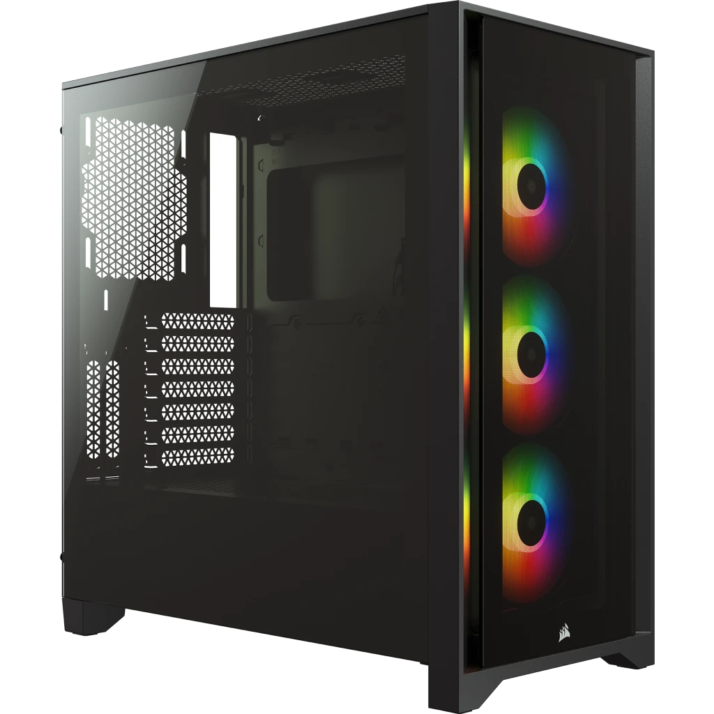 Case Corsair ICUE 4000X RGB Black, CC-9011204