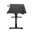 [20047] ESCRITORIO ELECTRICO GAMING AJUSTABLE XYZ PRO X, X-DS-PRO X-B / XYZ-SA-1027 1400x600cm, RGB Integrado, Portavaso, Caja p/cables, 132 Libras.