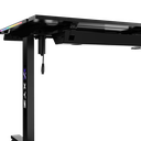 [20047] ESCRITORIO ELECTRICO GAMING AJUSTABLE XYZ PRO X, X-DS-PRO X-B / XYZ-SA-1027 1400x600cm, RGB Integrado, Portavaso, Caja p/cables, 132 Libras.