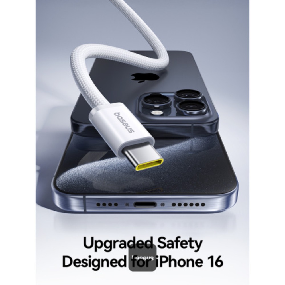 [20140] Cable  Carga Rapida Baseus Dynamic 4,  USB-C a USB-C 100W 2 Metros,  Cluster Black - P10381400112- 00