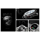[20145] Reloj inteligente HiFuture Flex 2 con monitor de salud oxigeno en sangre,  y actividad física 100 modos, puede recibir llamadas,  IP67 con hasta 10 días de batería - Gris - HIF-FLEX2SLV