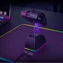[20190] Mouse Gaming Inalámbrico Redragon K1NG Ultra M999 – 45,000 DPI, Tri-Mode 2.4 GHz, BT 5.1, USB-C, 55g, 400mAh, Base de Carga RGB