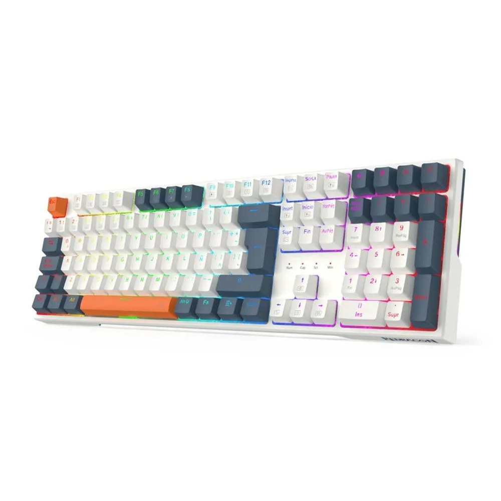 [20192] TECLADO MECANICO USB GAMING REDRAGON K668WBO-RGB-SP TREUNDLE, Español