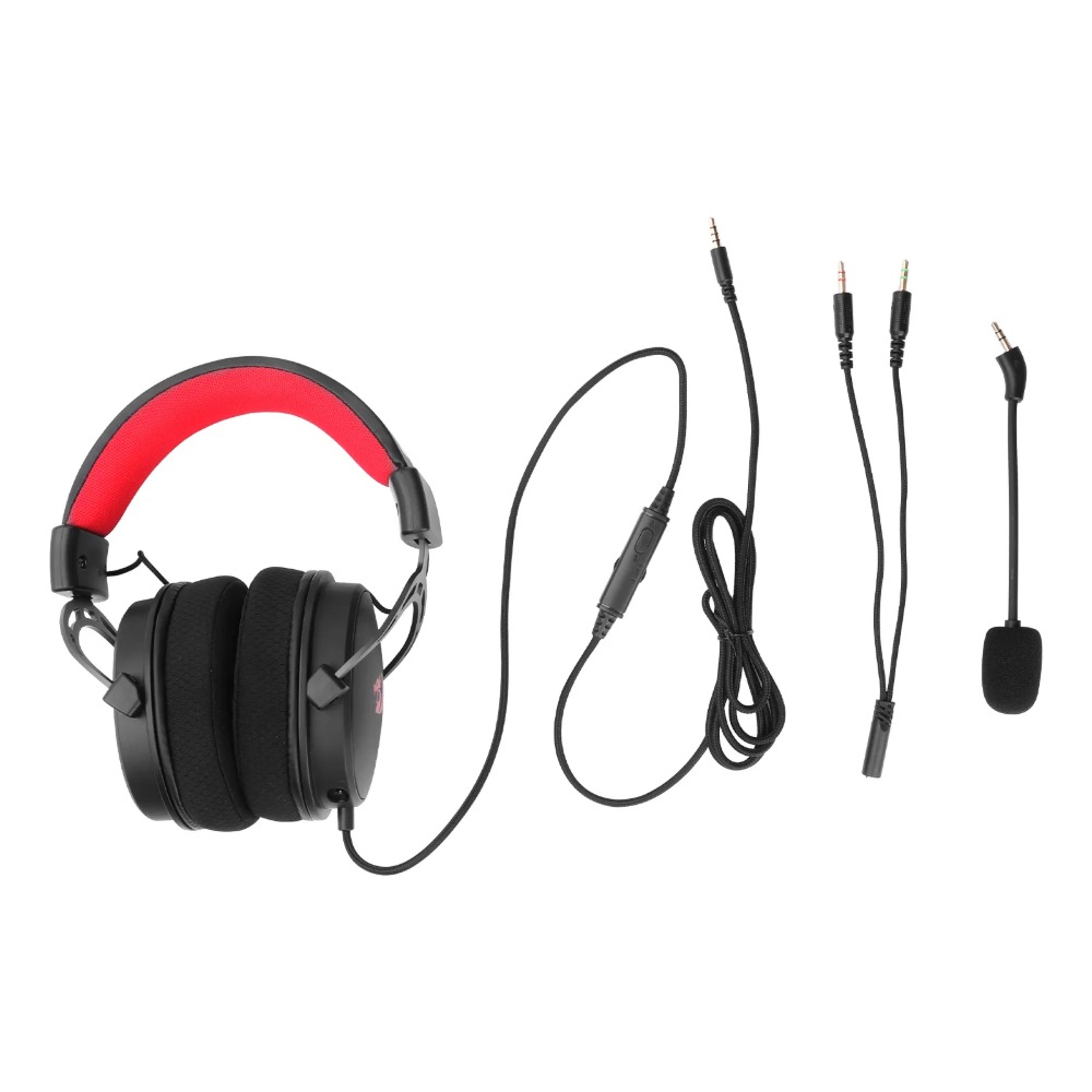 [20195] Headset  Redragon Cragblade  -  PC, PS4/5, Switch, Xbox - H541, conexion 3.5mm, driver 50mm, 7.1
