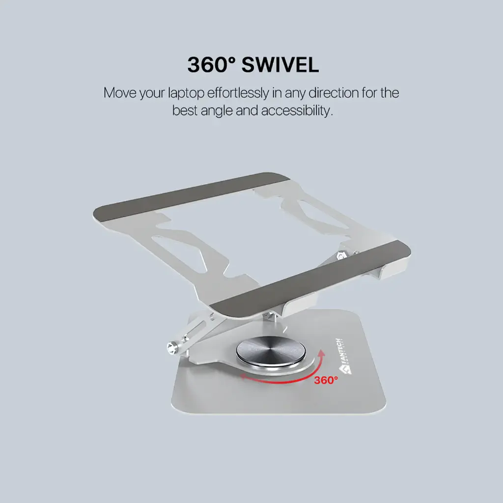 BASE METALICA ELEVABLE PARA PORTATIL FANTECH NS10 COLOR GRIS