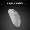 Mouse Corsair M75 Air - Bluetooth - Gris -  26,000 DPI – Entrada Ultrarrápida, CH-931D102-NA,