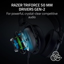  Headset Razer BLACKSHARK V3 X HYPERSPEED  - Negro, Mac, PS5, Nintendo Switch, conexion 2.4 GHz, Bluetooth, USB - RZ04-05420100-R3U1