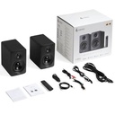 Parlante Edifier M90 - Black - EDF100120, 100w RMS, Hi-Res Audio y Hi-Res Audio Wireless, bluetooth 6.1, Óptica digital, USB-C (ideal para una señal limpia desde PC/Laptop sin necesidad de DAC externo) y Auxiliar de 3.5 mm. Salida P/Woofer.