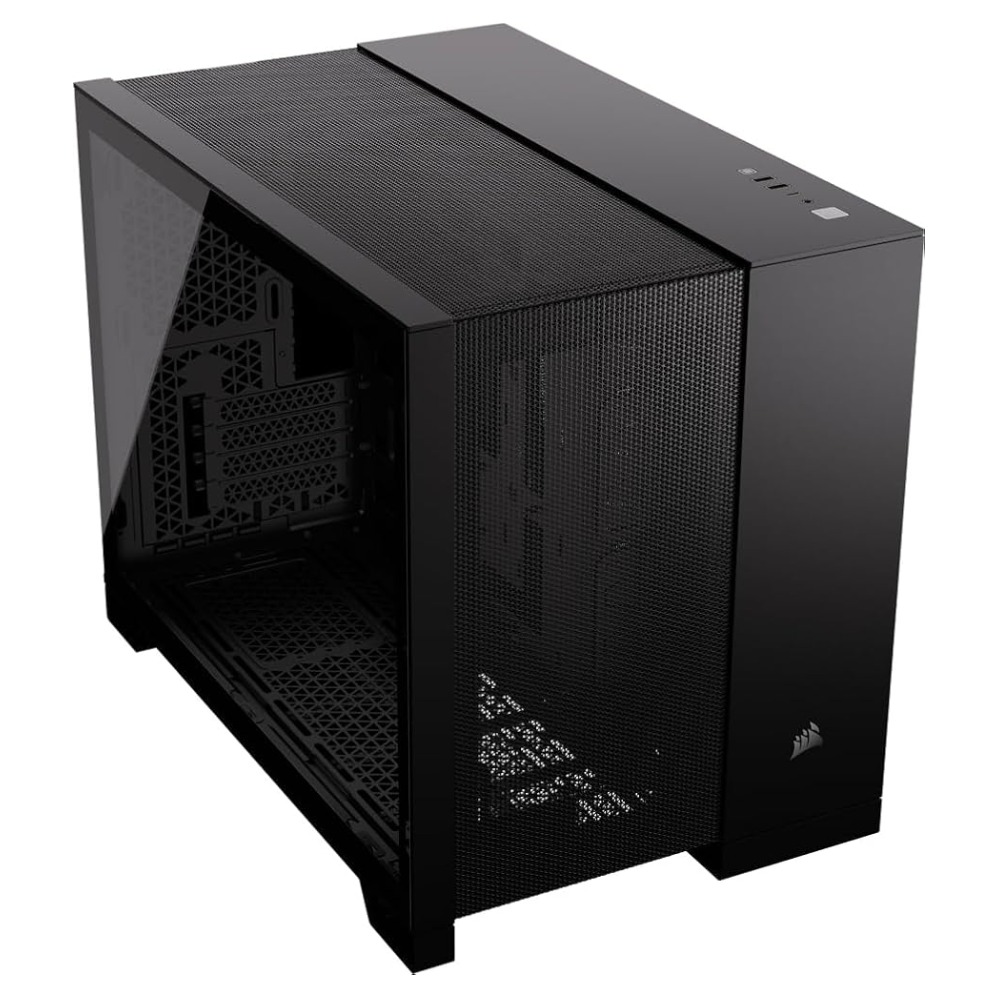 [20340] Case Corsair 2500D Airflow, Semi-Torre, Doble Cámara, mATX/Mini-ITX, Negro CC-9011263-WW