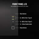 [20340] Case Corsair 2500D Airflow, Semi-Torre, Doble Cámara, mATX/Mini-ITX, Negro CC-9011263-WW