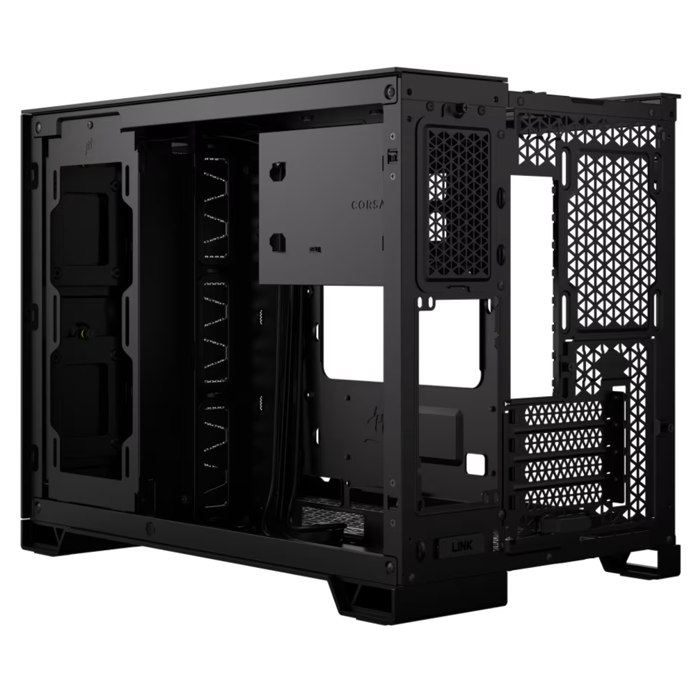 [20340] Case Corsair 2500D Airflow, Semi-Torre, Doble Cámara, mATX/Mini-ITX, Negro CC-9011263-WW