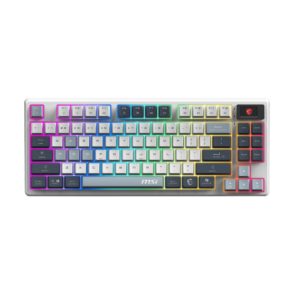 Teclado Mecánico MSI Forge GK600 TKL  2.4 GHz Wireless / Bluetooth / USB 2.0- Wireless - Ingles - 75% - S11-43CEP01-HH9