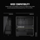 [20339] Case Corsair 3500X Series - Glass Panel - No Fans - Negro - CC-9011276-WW