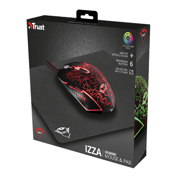 Trust Combo GXT783 Izza Mouse & Pad