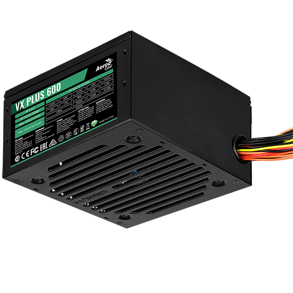 Fuente de Poder Aerocool VX PLUS 600 Black