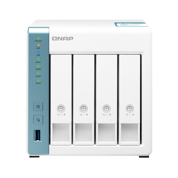 Servidor NAS QNAP TS-431K 4 Slot 3.5"/2.5", 4 Nucleos, 1GB Ram