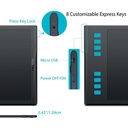 Tableta Grafica Digital Huion Inspiroy Q11k v2