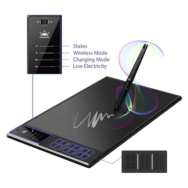 Tableta Grafica Digital Huion Inspiroy WH1409 V2