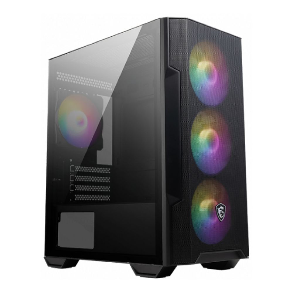Case MSI MAG FORGE M100A MidTower Micro ATX 4 Fans RGB Fixed USB 3.0