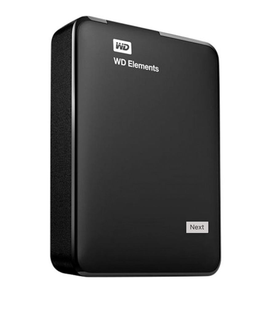Disco Duro Externo WD Elements 2.5" 2000gb (2TB) USB 3.0 WDBU6Y0020BBK-WESN