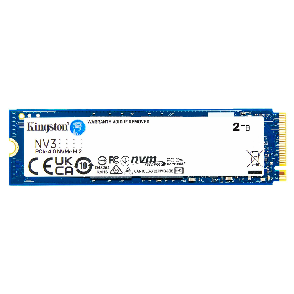 Disco SSD NV3 Kingston 2000Gb, 2TB M.2 2280 PCIe 4.0 NVMe, SNV3S/2000G