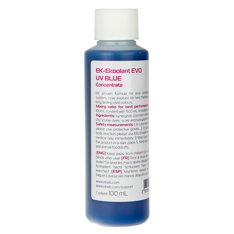 EK-Ekoolant EVO UV Azul Cont. 100ml. EKWB