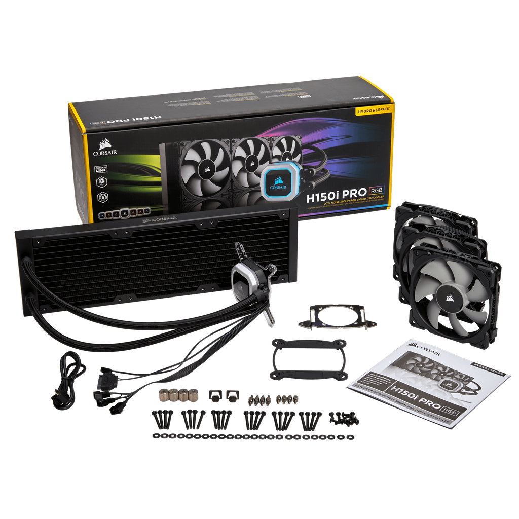 Enfriador líquido de la CPU Hydro Series ™ H150i PRO RGB 360mm