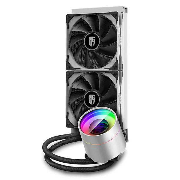 Enfriamiento liquido DeepCool Castel 240EX White RGB Intel / AMD