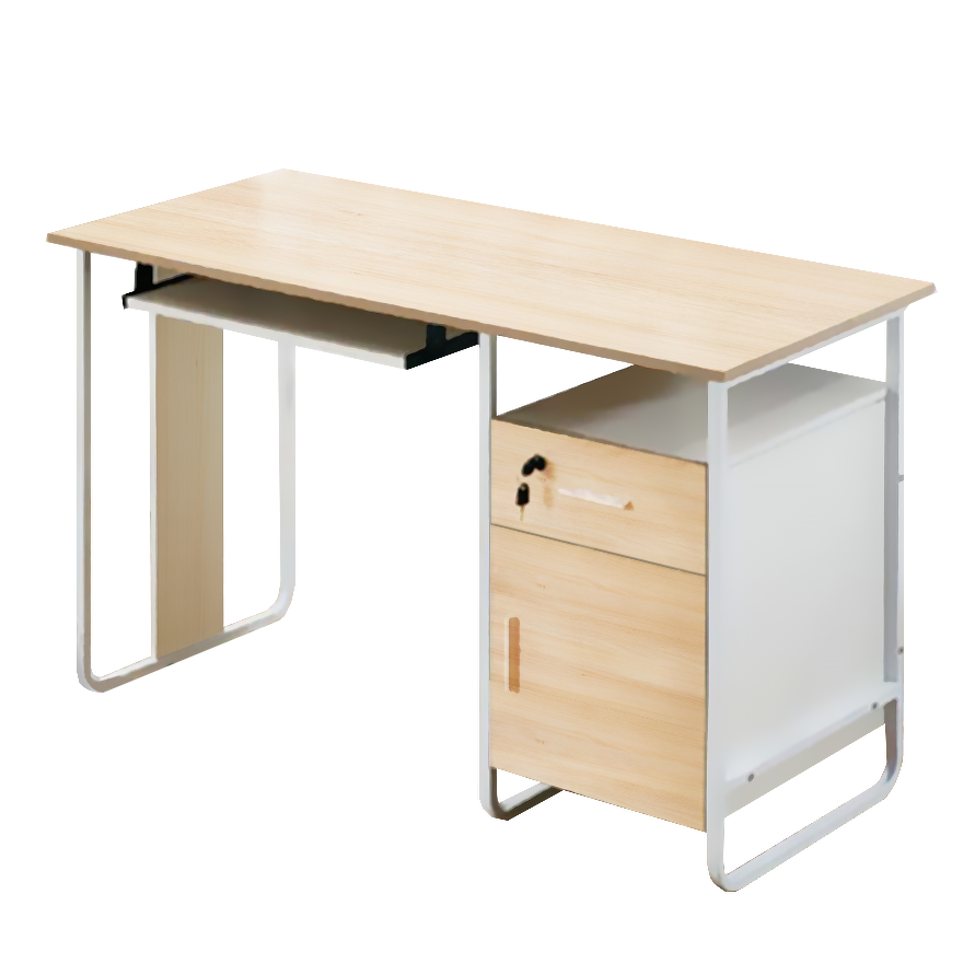 Escritorio de Metal - Madera 2 Gavetas OZSH-9023