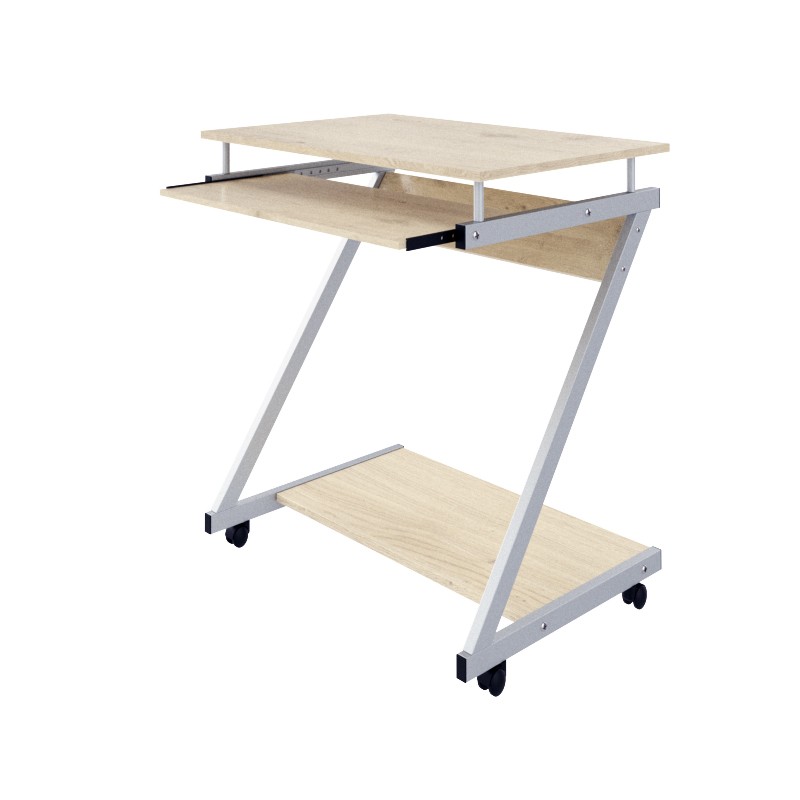 Escritorio Xtech de un nivel Beige, Haya, Roble, Ébano XTF-CD193