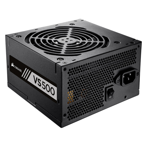 Fuente de Poder 500W VS500 Certificada 80 Plus White Corsair