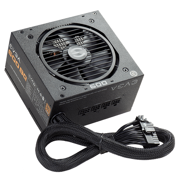 Fuente de poder 600BQ 600W 80 Plus Bronze Semi-Modular EVGA