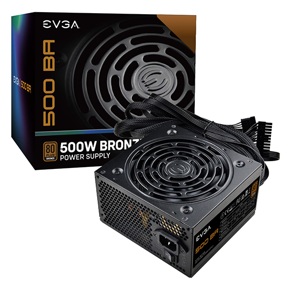 Fuente de poder EVGA 500BA 80+ Bronce 500W BA