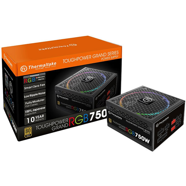 Fuente de Poder RGB 750W, 80 Plus Gold Full Modular Thermaltake