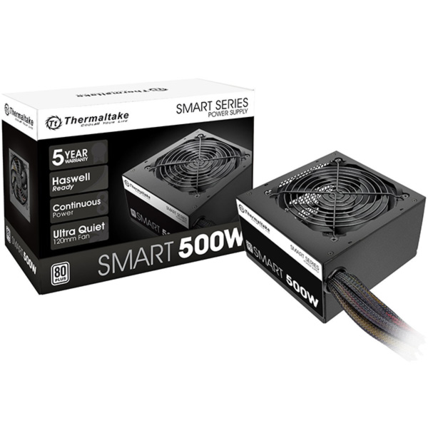 Fuente de poder Smart Series 500W 80 Plus White Thermaltake