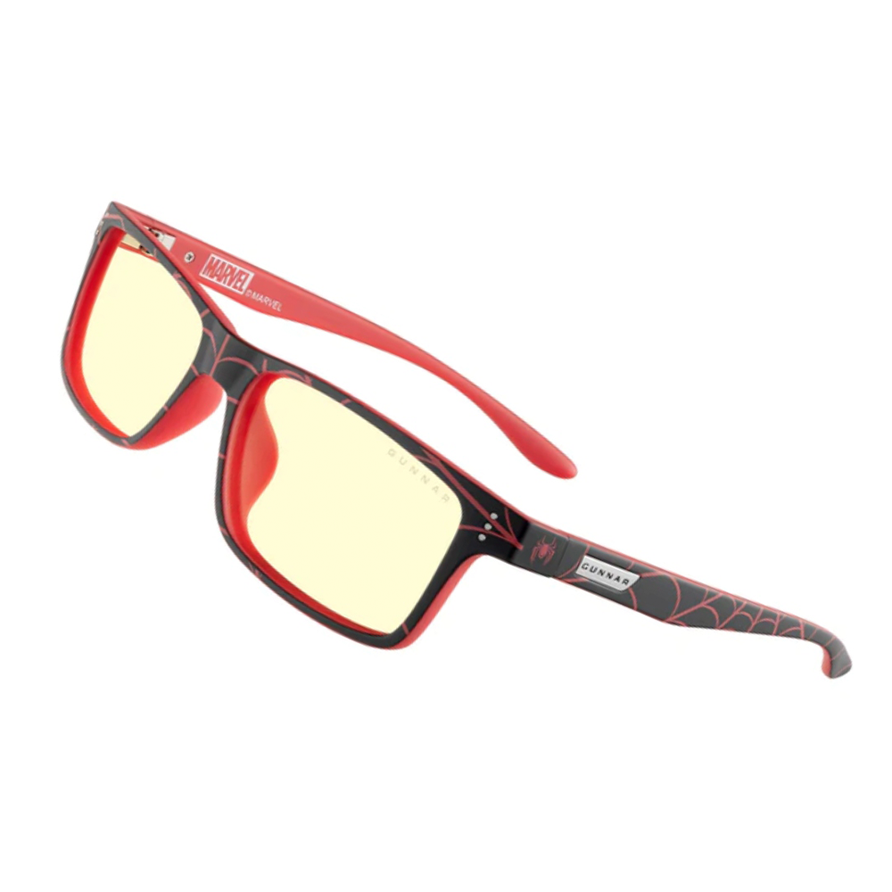Gafas GUNNAR CRUZ, SPIDER-MAN Miles Morales edition 12+, Tinte Amber, block 100% UV, 55mm wide - CRU-11913